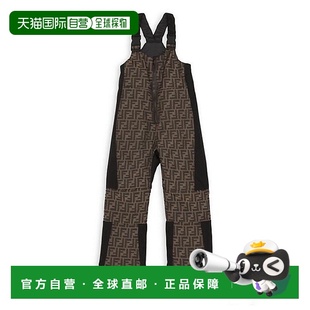 美国直邮 婴儿装 Fendi 童装 儿童徽标印花滑雪背带裤 1h可退