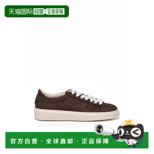 自营eleventy棕色麂皮经典运动鞋-黑色 美国奥莱直发