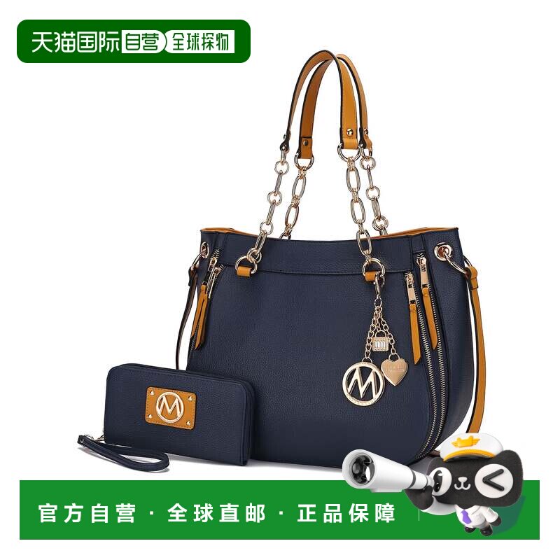 自营mia k collectionLina 女士单肩包和钱包套装，Mia K 出品 -图片