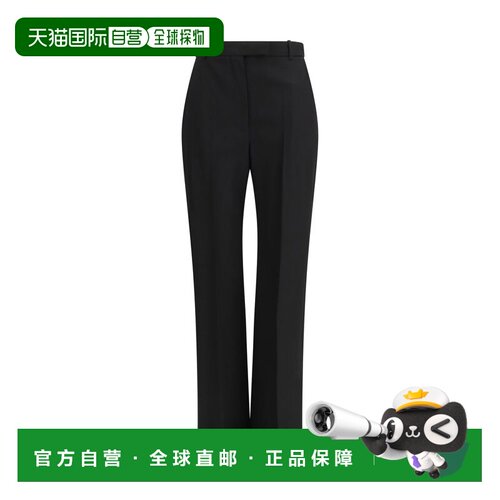 自营Alexander McQueen Cotton Dress Women's Pants - black 美