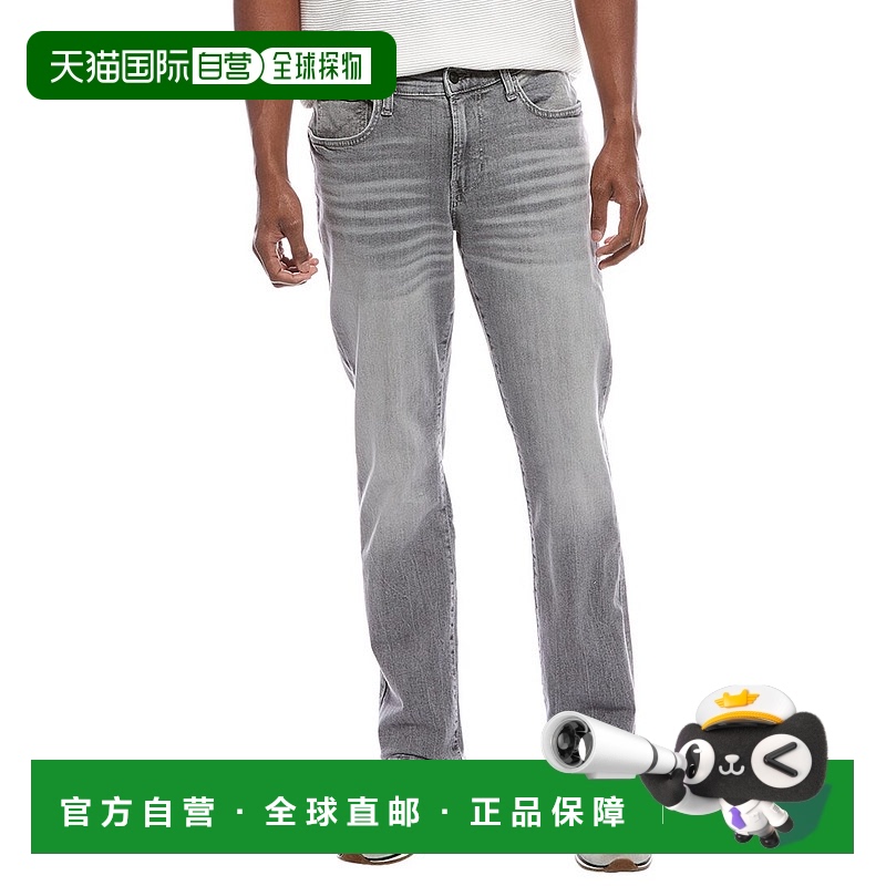 自营 hudson jeansHUDSON牛仔裤Blake Thriller修身直筒牛仔裤-灰