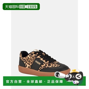 Low Leather Top Sneakers 美国 自营guessPelara leopard Faux