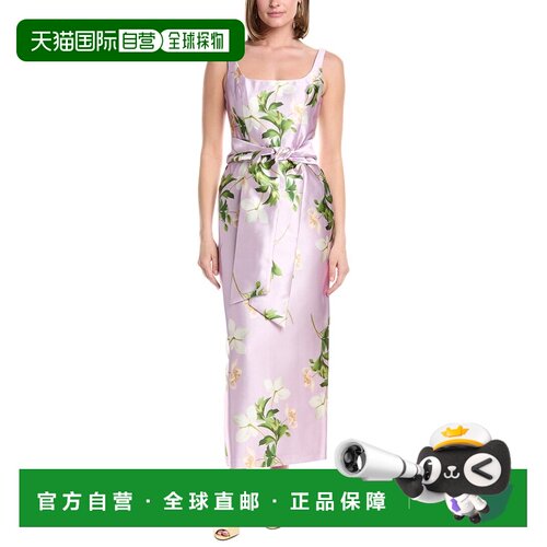 自营Julia Jordan Mikado Sleeveless Midi Dress - purple 美国