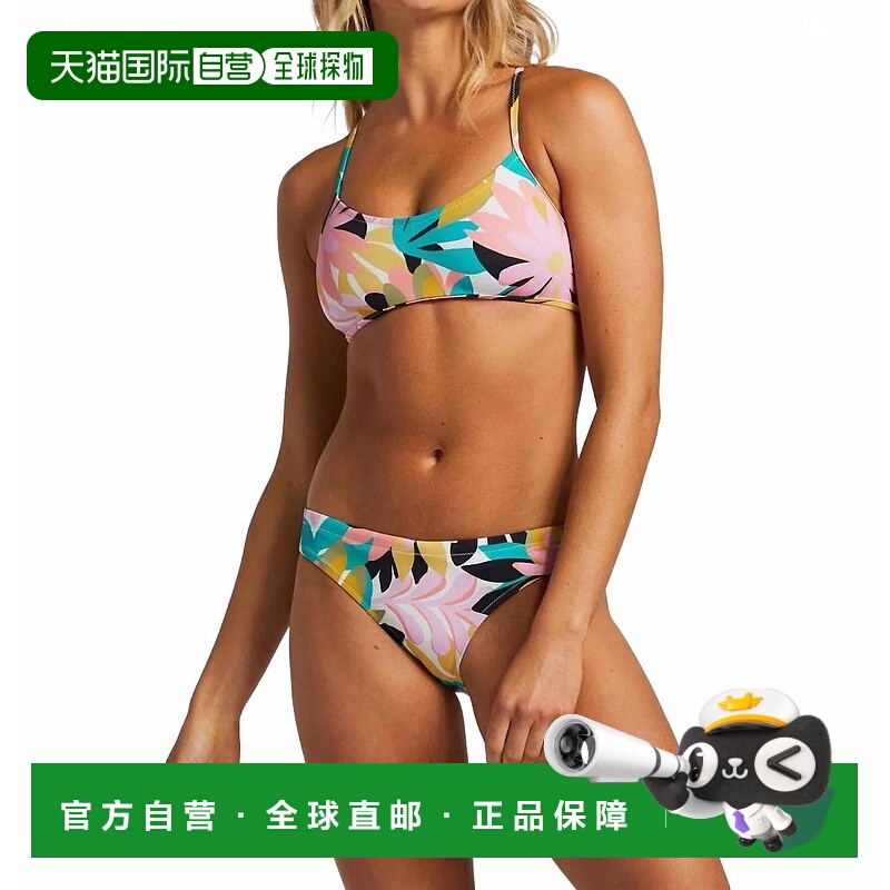 自营billabongWomen's A/div Full Bikini Bottoms In Black Mult