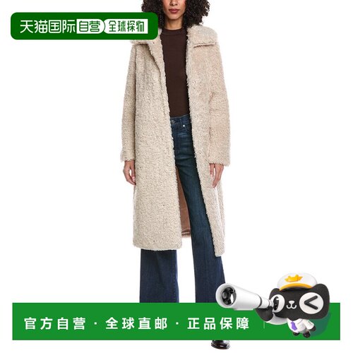 自营NOIZE Gabriela Sherpa Coat - white 美国奥莱直发外套