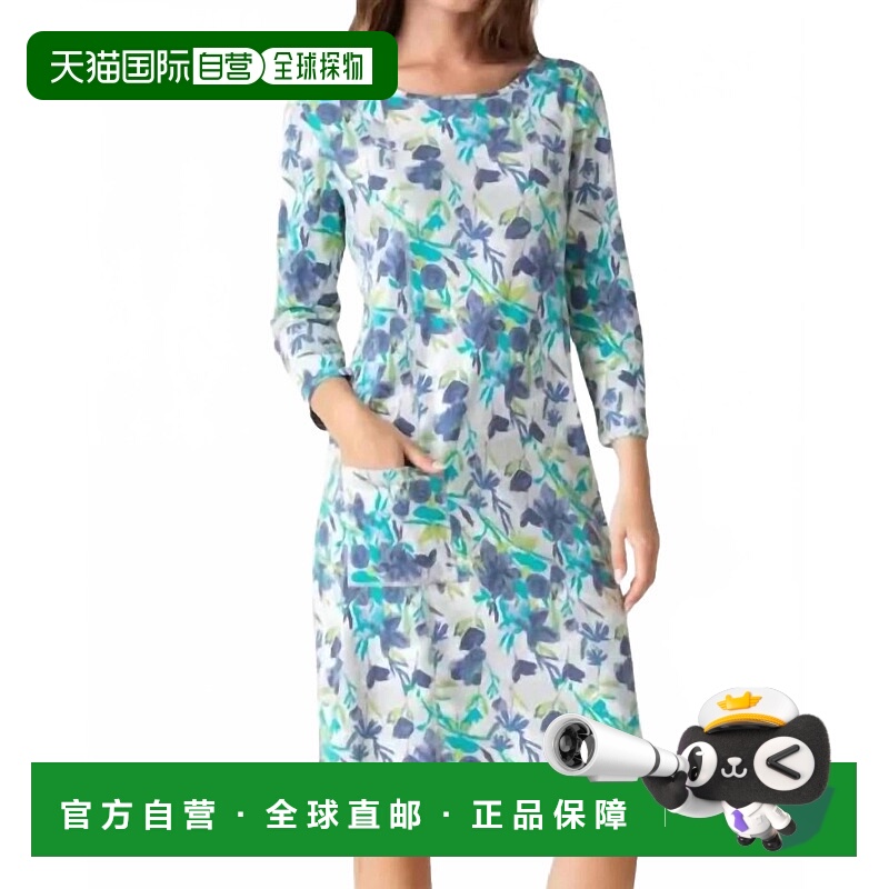 自营habitat靛蓝夏季花朵全天连衣裙-靛蓝夏季花朵 美国奥莱直发