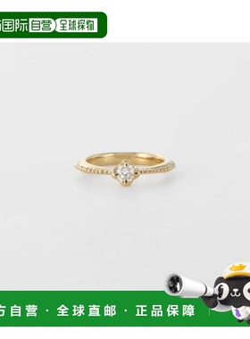 自营 日潮 agete 阿卡朵＜4月诞生石＞K10钻石婴儿戒指白色 均码