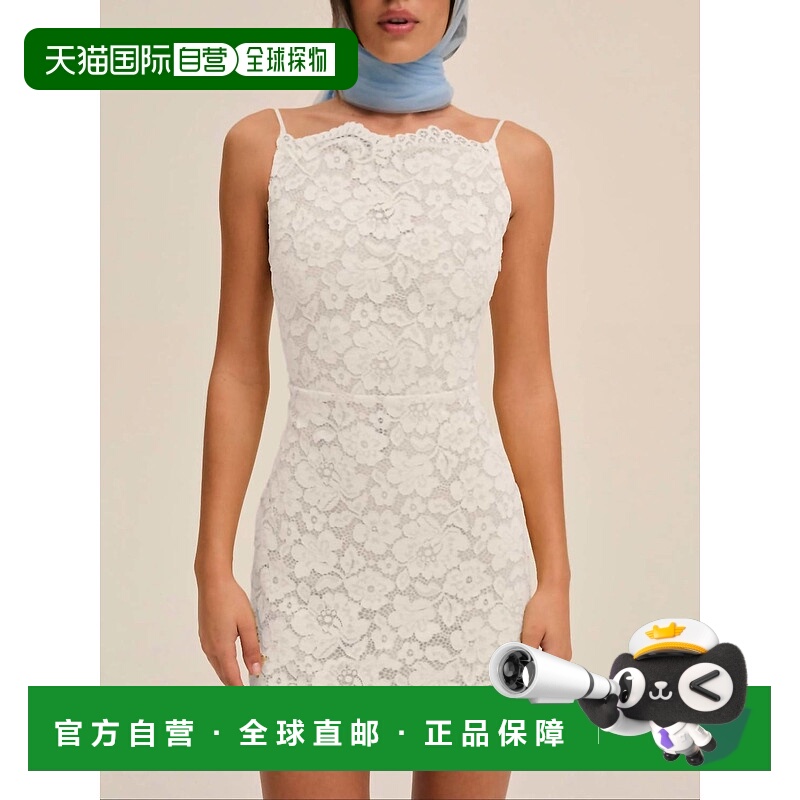 自营for love & lemonsWomen's Lakeside Mini Dress In White -