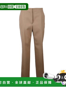 自营jil sanderWool Trousers - Beige - brown 美国奥莱直发