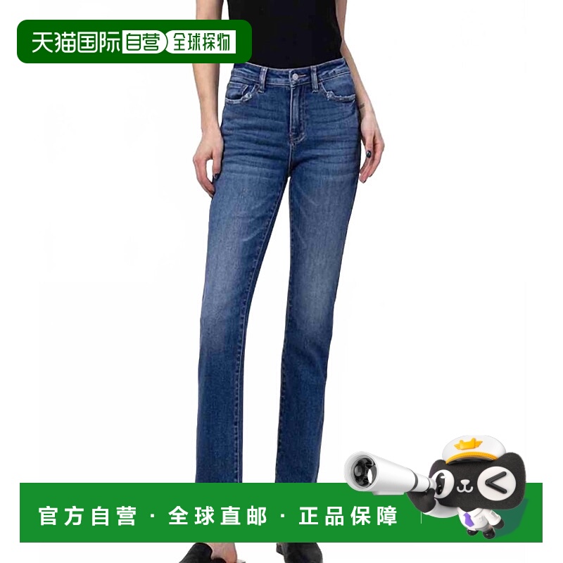 自营vervetBridget High Rise Slim Straight Jeans In Blue - bl