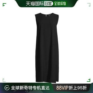 美国直邮 eileen fisher 衣服 女士 连衣裙真丝女装