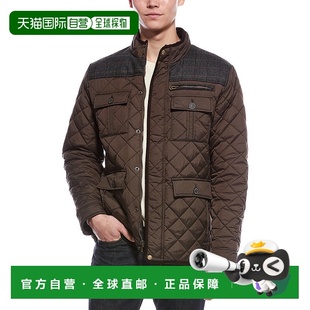 自营Cole Haan钻石绗缝谷仓夹克-绿色 美国奥莱直发