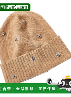自营Portolano Scattered Stones Cashmere Beanie - brown 美国