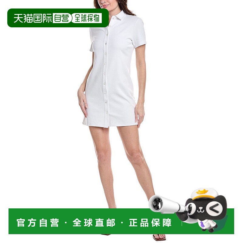 自营 theory理论Pique衬衫-白色 美国奥莱直发短袖