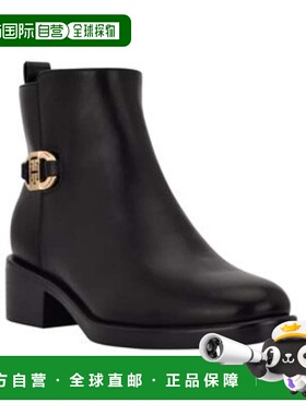 自营Tommy Hilfiger Imiera Boots Women's Black Faux Leather S