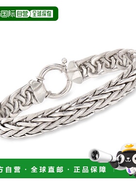 自营925 纯银 Ross-Simons 小麦链手链 - 8 英寸 【美国奥莱】直