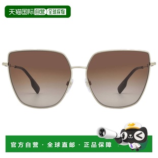 自营Burberry Alexis Brown Gradient Butterfly Ladies Sunglass