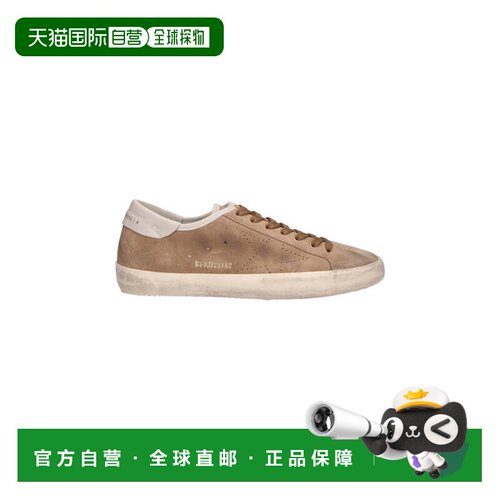 自营golden goose低帮复古麂皮运动鞋-棕色 美国奥莱直发