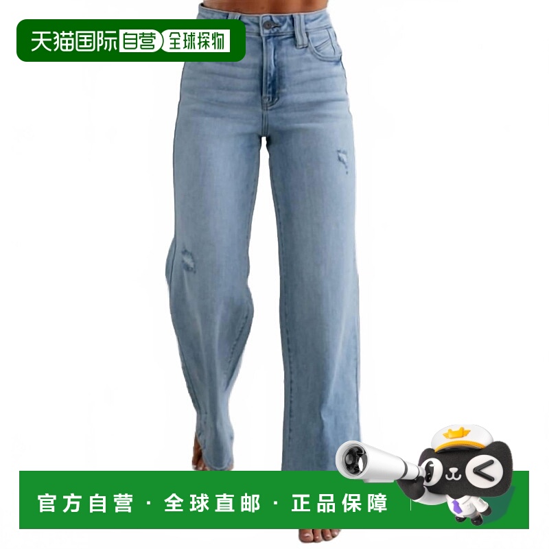 自营Nori Hidden Jeans In Light Wash - light wash 美国奥莱直