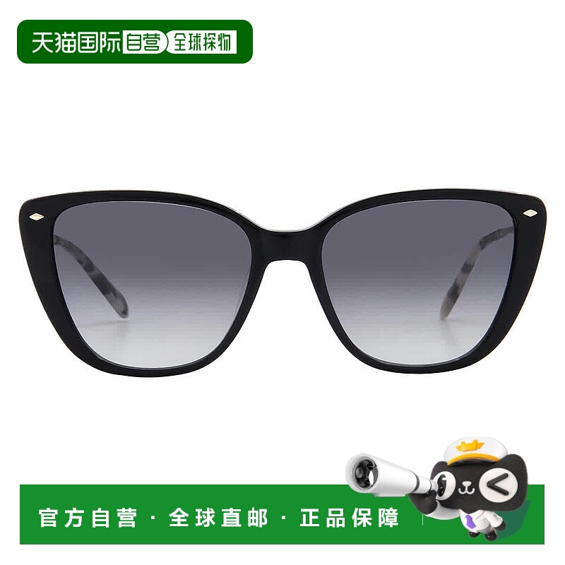自营Fossil Grey Cat Eye Ladies Sunglasses FOS 2101/G/S 0807/