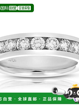自营 vir jewels1 克拉铂金钻石婚戒 - 白色 美国奥莱直发戒指