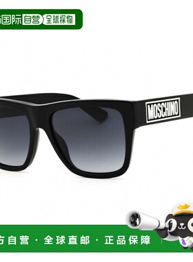 自营moschinoMOS167/S 0807 9O黑色/灰色渐变-黑色 美国奥莱直发