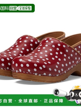 1h可退 【美国直邮】Sanita女士时装凉鞋圆头真皮时尚舒适 百搭透