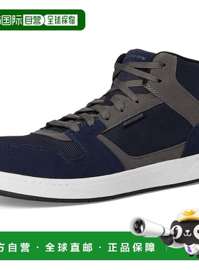 自营Men's Skechers Watab - Shred - Shield Navy Gray Comp Toe