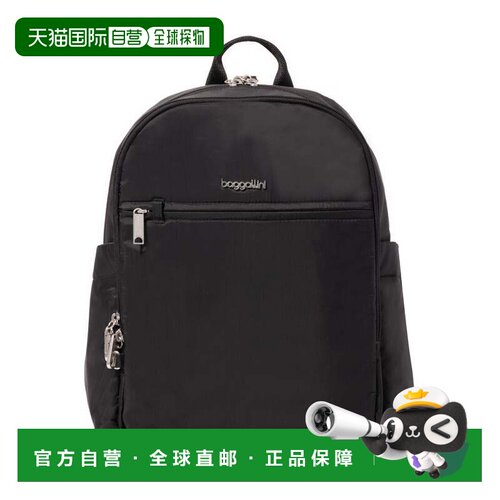 自营baggallini Securtex Anti-Theft Getaway Backpack - black