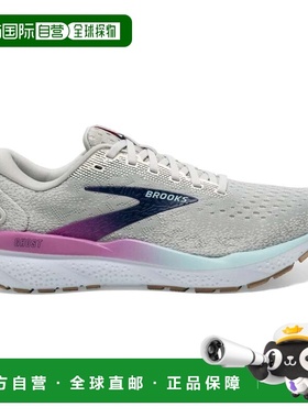 自营Brooks Ghost 16 120407-1B-175 Sneaker Women's Gray Runni