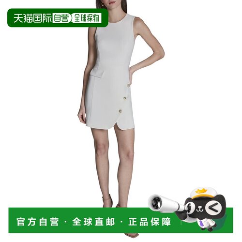 自营BCBG Aline Dress - White 连衣裙美国直发奥莱