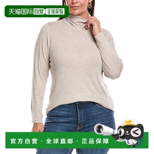 Fisher 美国奥莱直发女装 Plus 灰色 Turtleneck上衣 自营Eileen