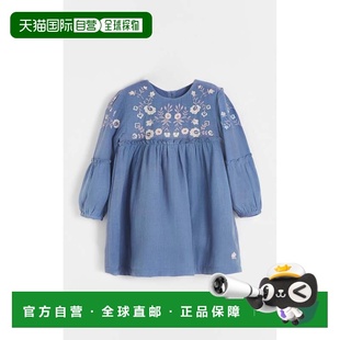 自营babycottonsBlanc Dress for Kids - pastel-blue 美国奥莱直