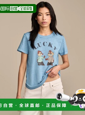 自营Lucky Brand Women's Disney Lucky-中深蓝色 美国奥莱直发