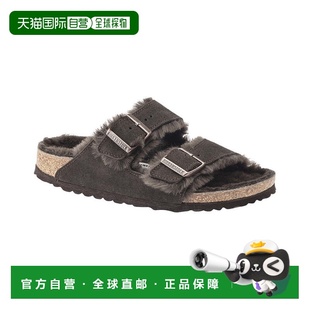 自营Birkenstock Arizona Shearling Suede Sandal - mocha 美国