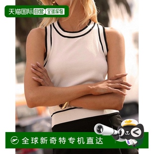 直发 自营 greylinForest Lodge白色针织背心 美国奥莱