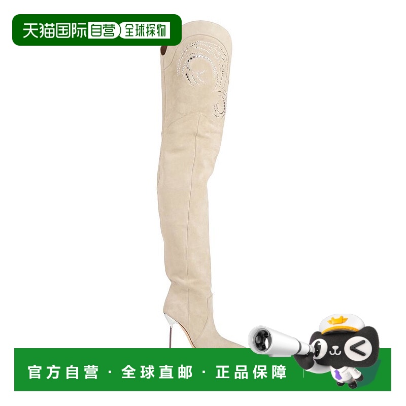 1h可退 【美国直邮】PARIS TEXAS 过膝靴 女鞋 时装靴 小牛皮水晶