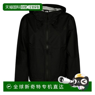 the face可折叠轻质防雨夹克 自营 north 美国奥莱 带兜帽 黑色
