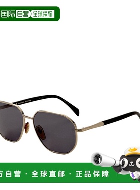 自营David Beckham Men's 60 mm Gold Sunglasses - gold black