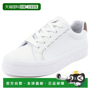 Lace Sneaker dirty 美国奥莱直发 自营Nautica canvas Logo