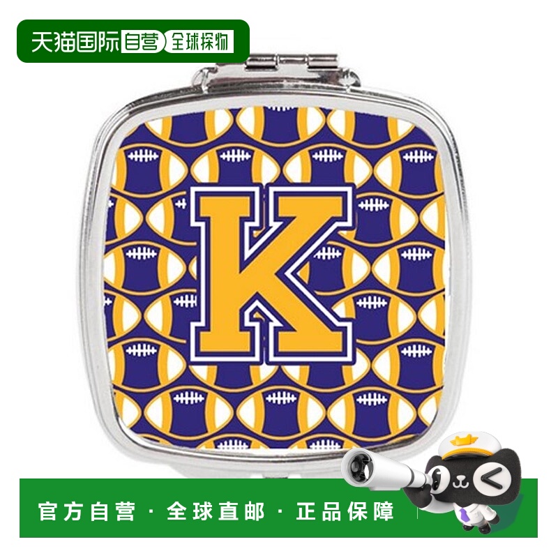 自营 Carolines Treasures CJ1064-KSCM 字母 K 足球紫色和正品