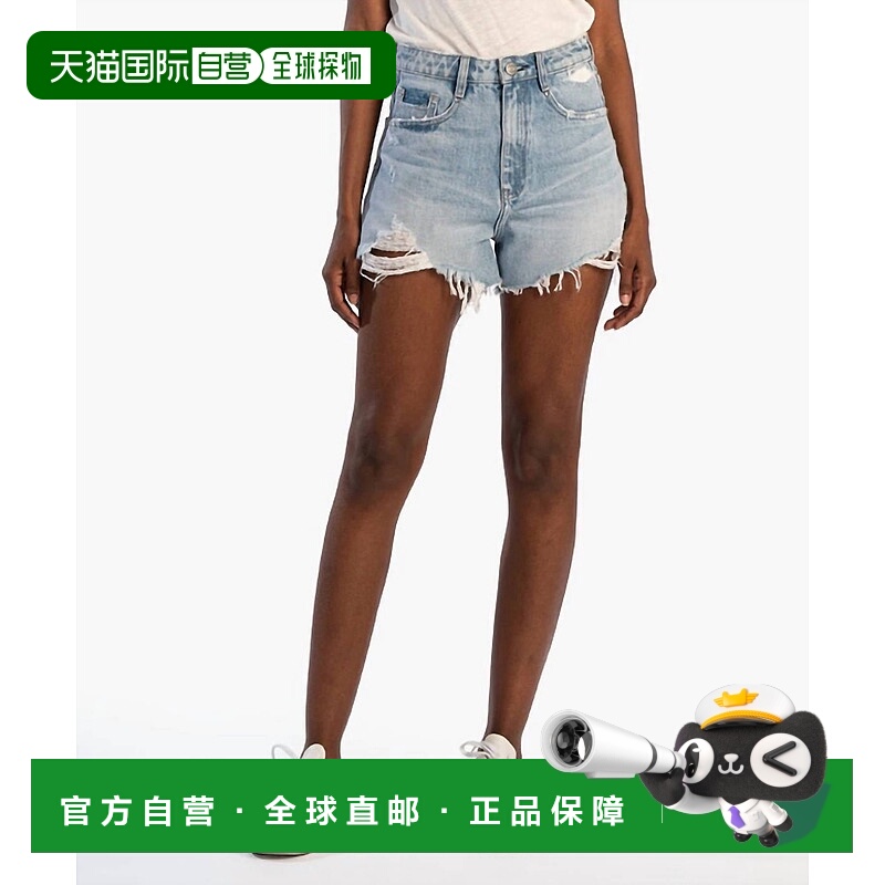 自营kut from the klothJane High Rise Long Short In Noteworth