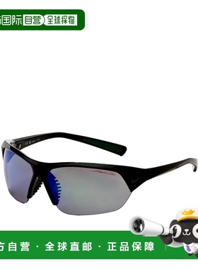 自营Nike Men's 69 mm Black Sunglasses - matte black 美国奥莱