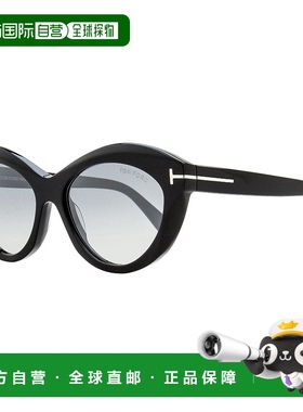 自营Tom Ford Women's Toni Sunglasses TF1111 01C Black 55mm -