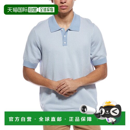 自营Truth Striped Polo Sweater - blue/white 美国奥莱直发