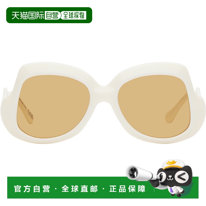 1h可退 香港直邮潮奢 Marni 玛尼 男士 白色 Quelyfish 太阳镜 KH