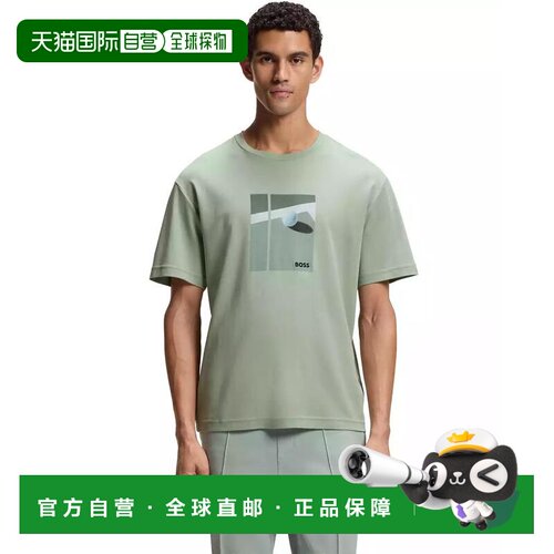 1h可退 【美国直邮】hugo boss 男士 上装T恤男装