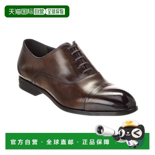 Lizzar 美国奥莱直发皮鞋 Leather brown Oxford 自营Bally