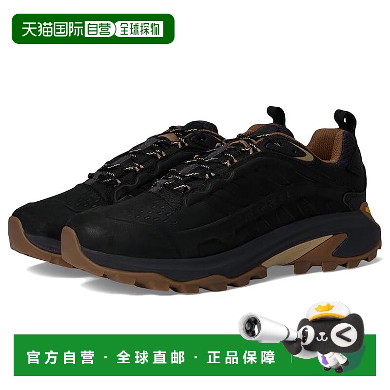 1h可退 香港直邮潮奢 merrell 迈乐 男士 Moab Speed 2 皮质防水