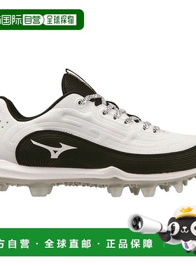 自营Mizuno Finch Elite 6 Low 320687-0090White Black Softball